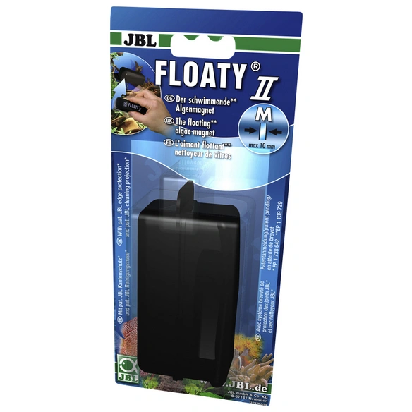 Schwimmender Scheiben-Reinigungsmagnet »JBL FLOATY«, Neodym/Metall/Kunststoff