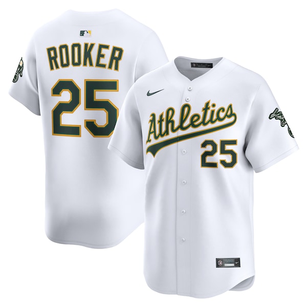 Brent Rooker Athletics Nike Home Limited Player Jersey - White