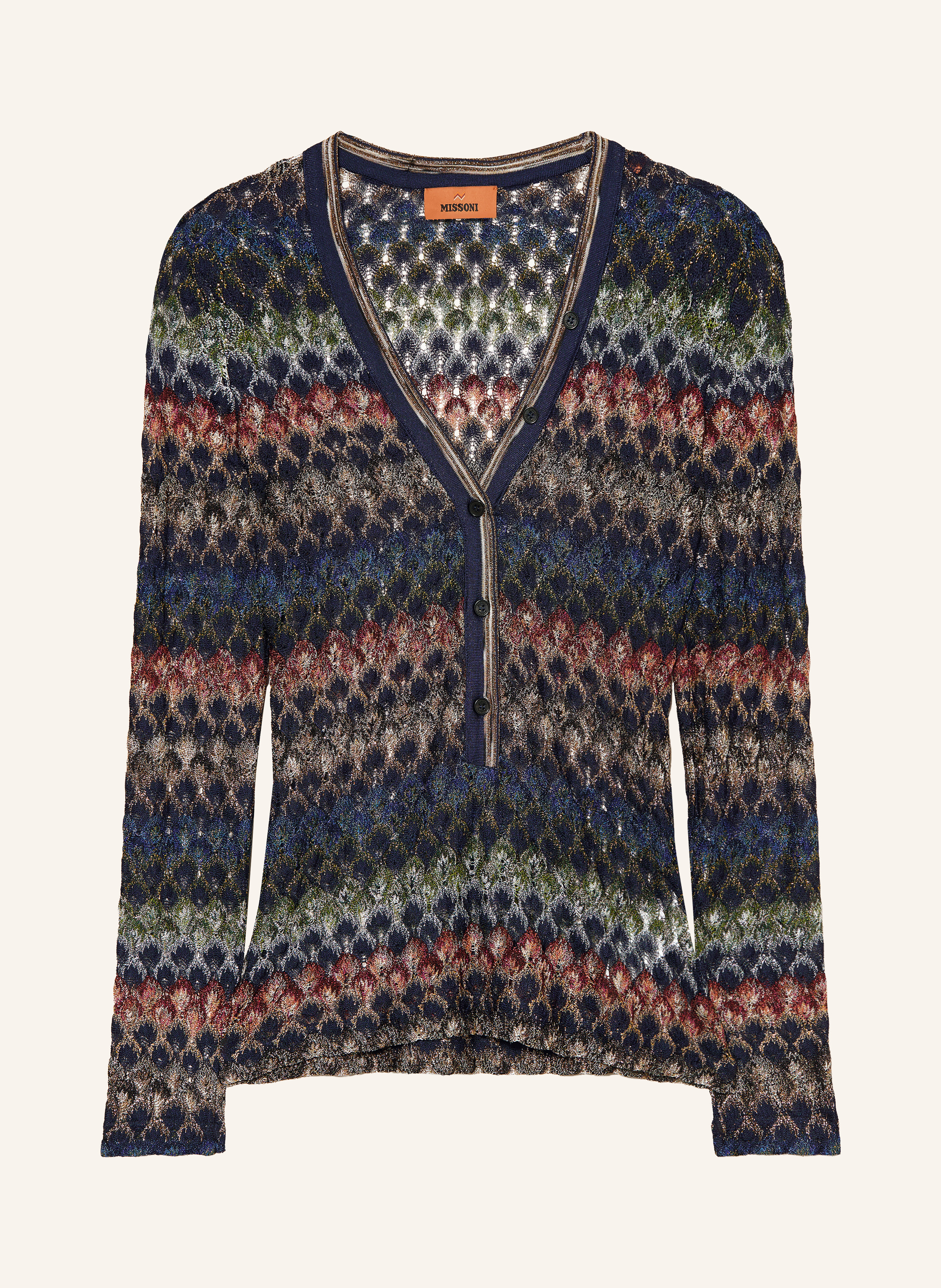 MISSONI Strickbluse mit Glitzergarn