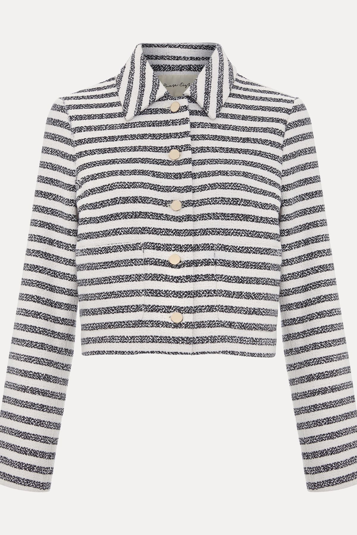 Phase Eight Neave Collared Stripe Crop Jacket