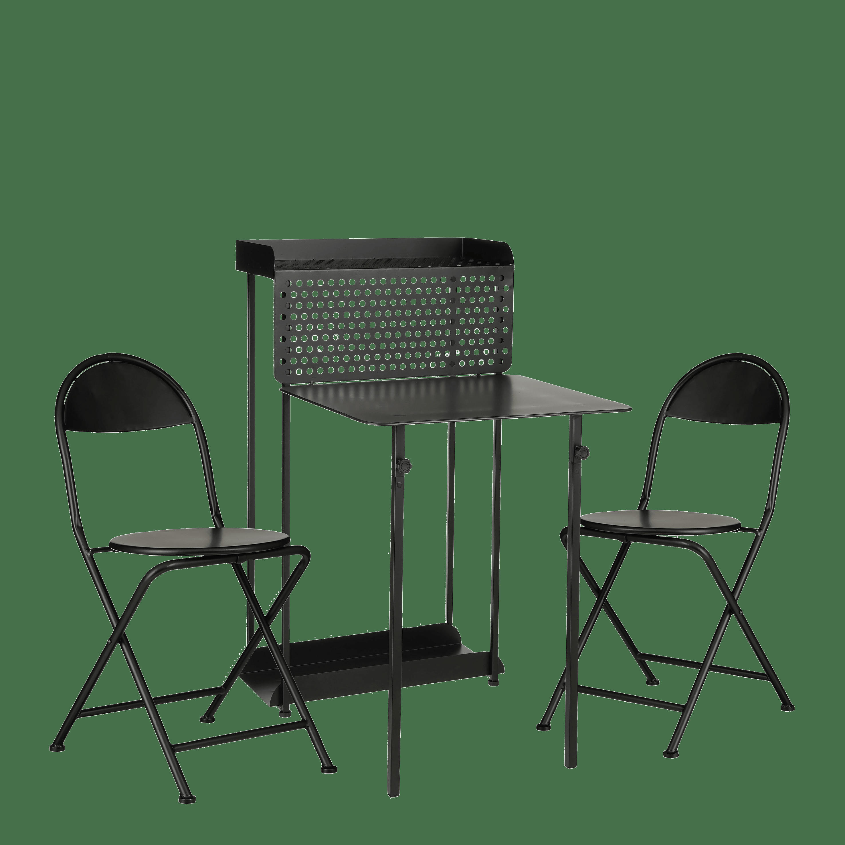 TORRE - Ensemble de balcon table et chaises