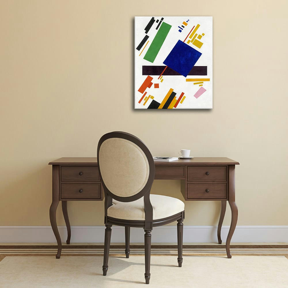 - Tableau suprematist composition Kazimir Malevich 50x60cm