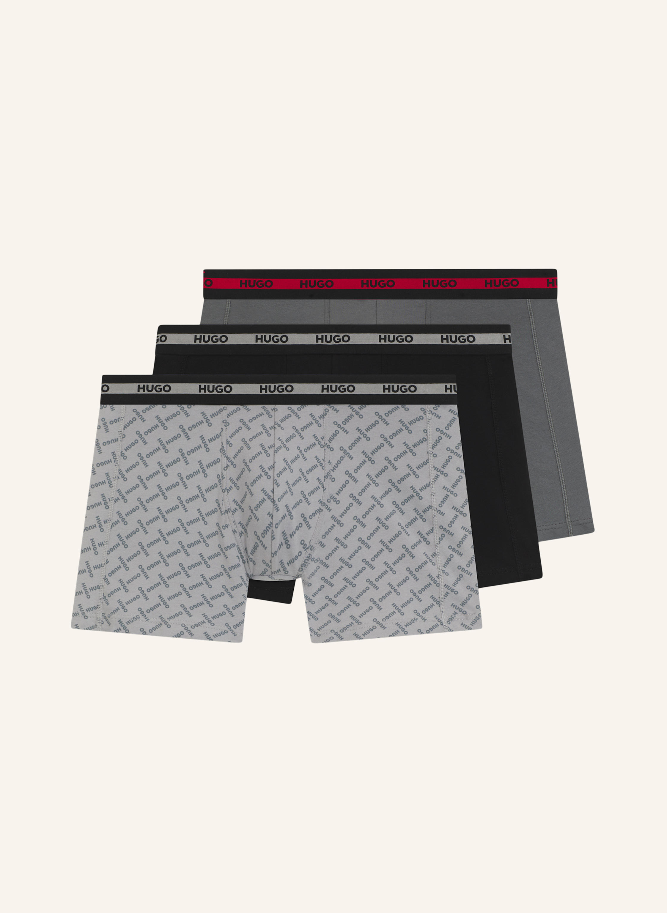 HUGO 3Er-Pack Boxershorts BOXER BR PLANET DES