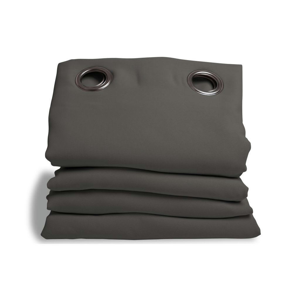 - Rideau séparateur pièce phonique thermique occultant gris 140 x 250