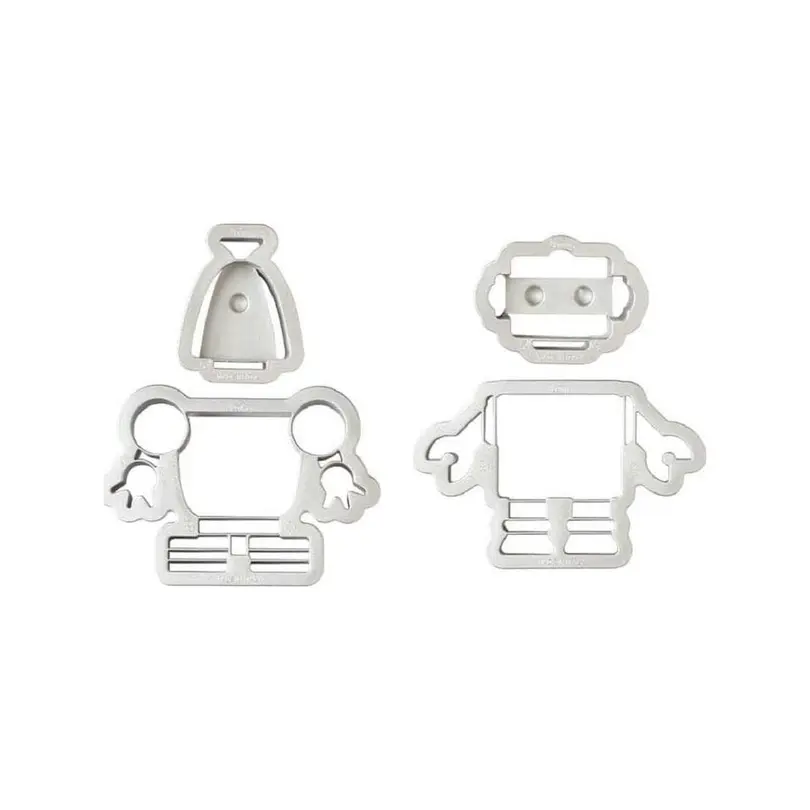 Ausstecher 4er-Set Roboter