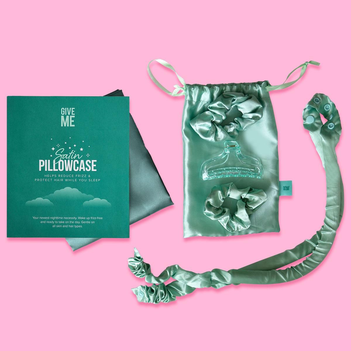 Give Me Heatless Hair Curlers & Pillowcase - Sleep & Protect Bundle