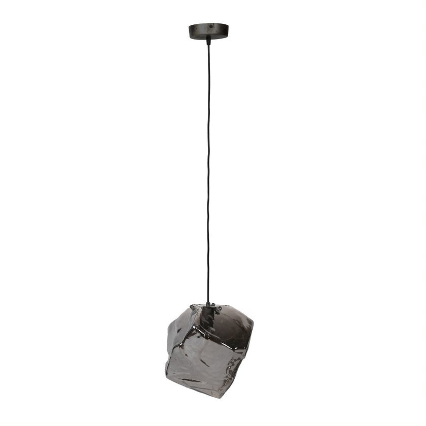 Giga Meubel Hanglamp Rock - Chrome - 1-Lichts - 25x25x150cm