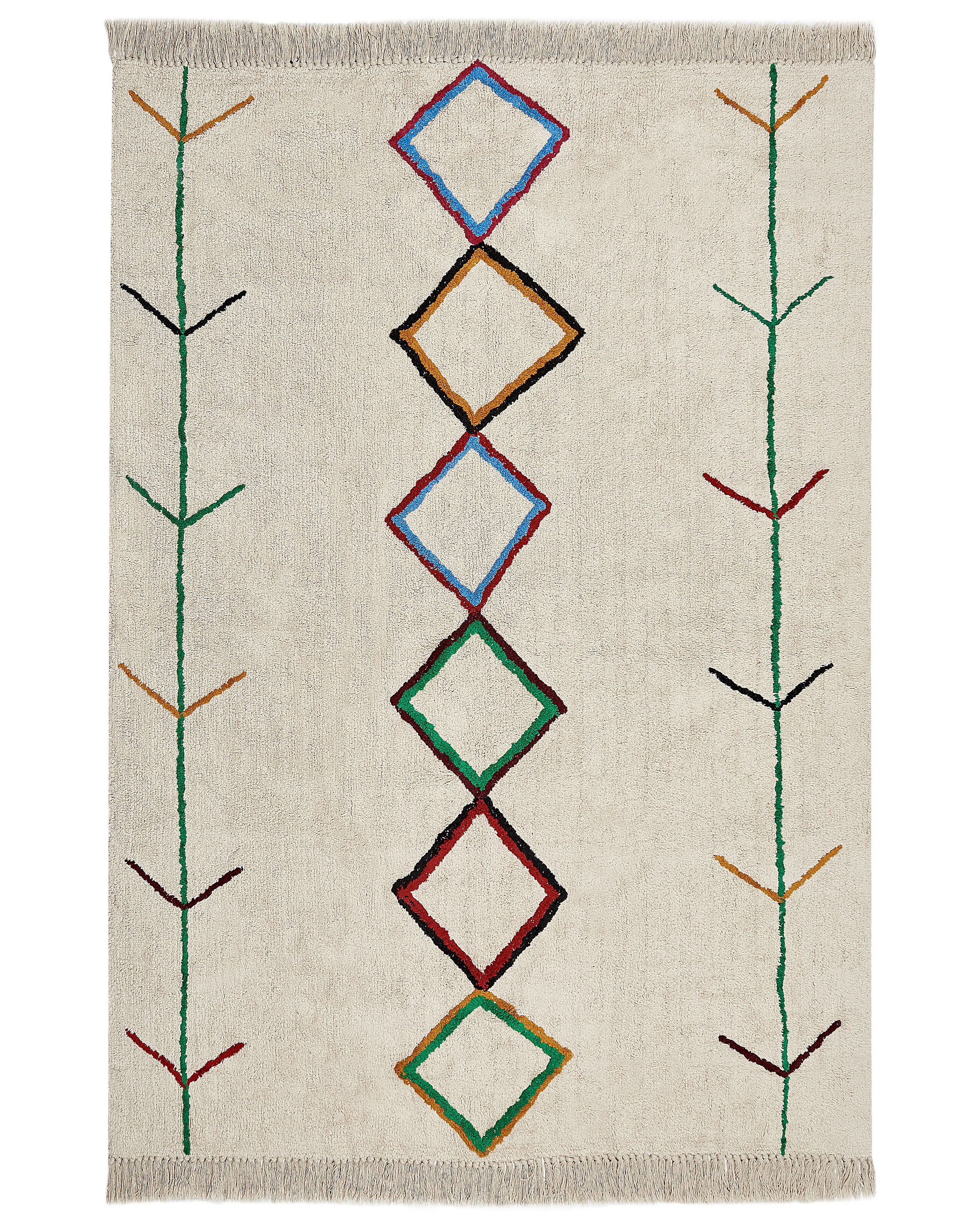Dywan bawełniany ze wzorem 160x230 cm