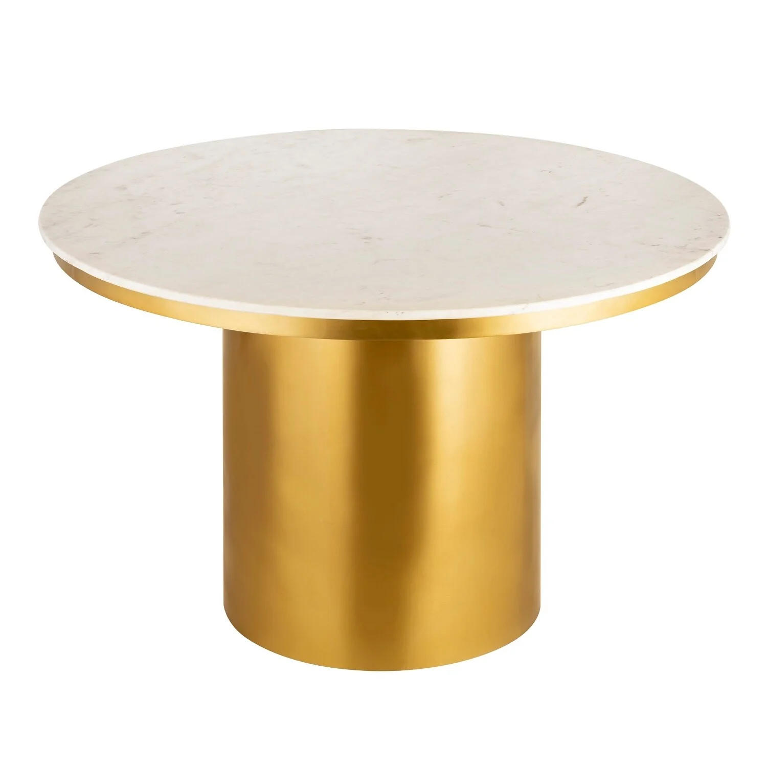 Silver Orchid Swain Marble Dining Table