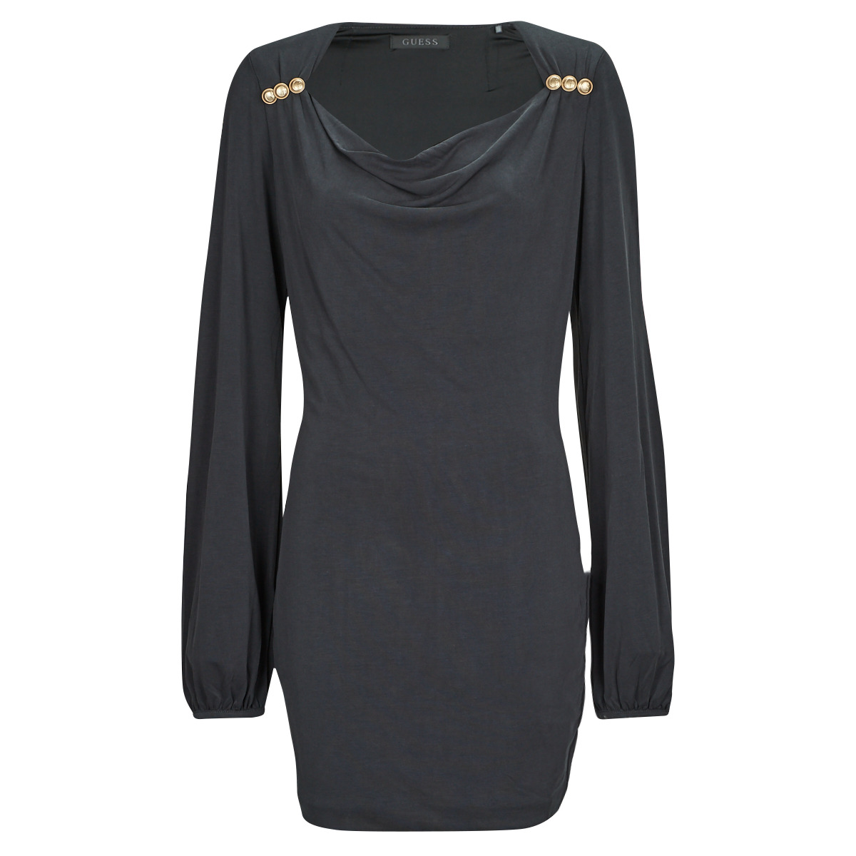 Guess - LS BOAT NK CECILIA DRESS - Black