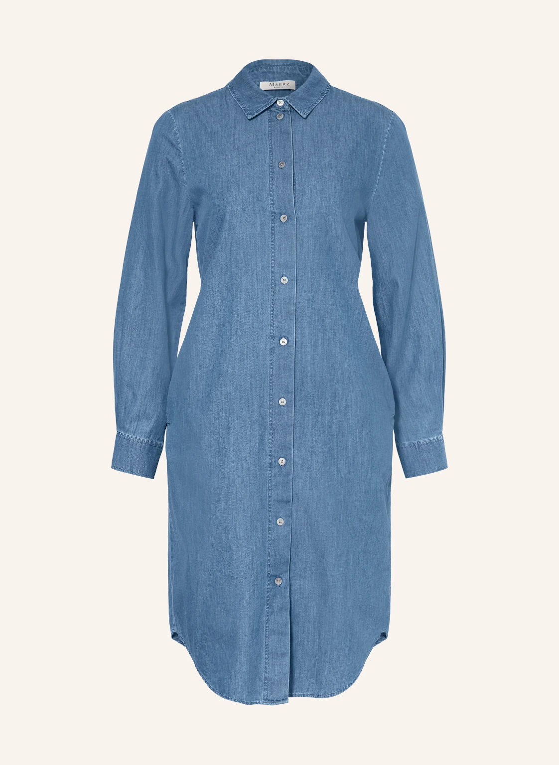 MAERZ MUENCHEN Hemdblusenkleid in Jeansoptik