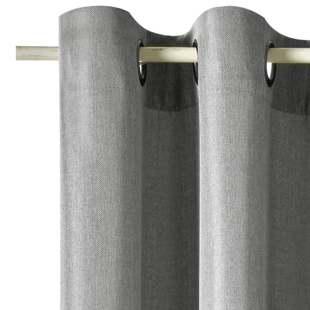 Rideau AMSTERDAM coloris gris perle 140 x 240 cm