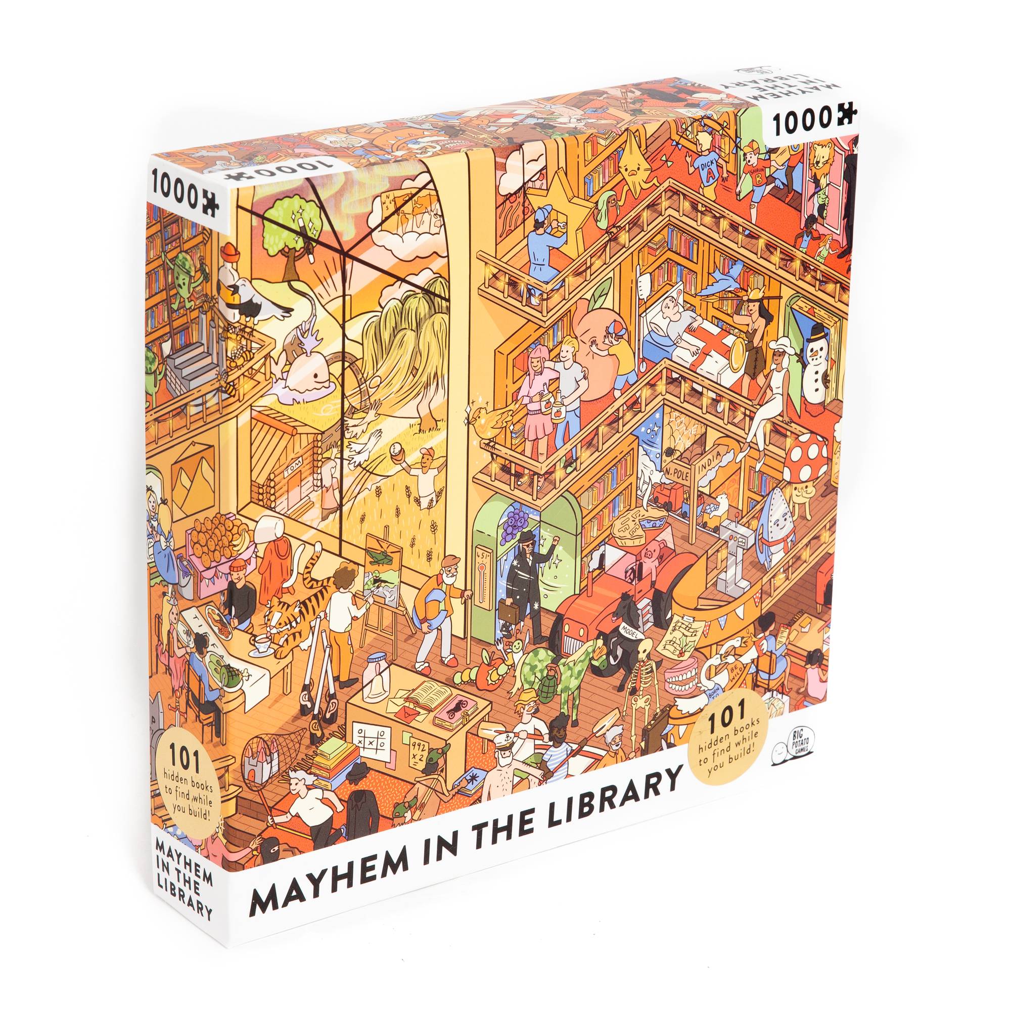 Mayhem in the Library Jigsaw Puzzle 1000 Pieces