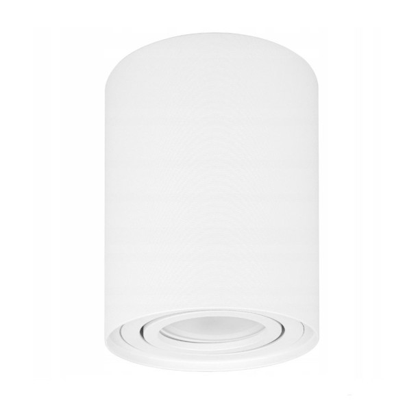 Lampa sufitowa tuba kierunkowa Deba GU10 biała