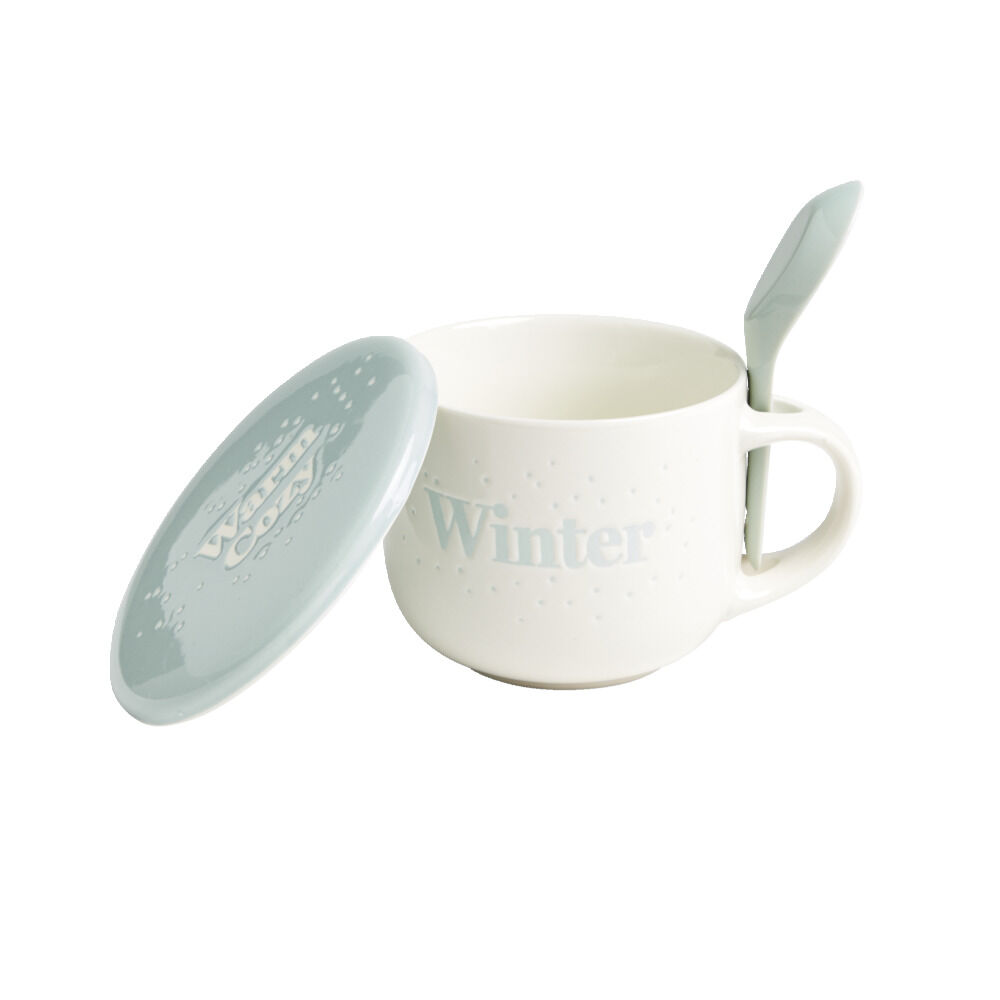 Bol jumbo 62cl avec cuillère et couvercle winter