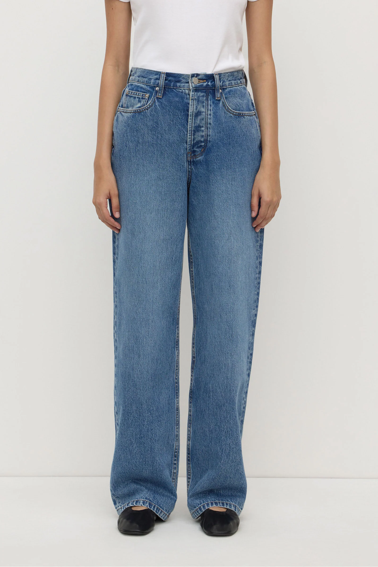 High Rise Straight Jean