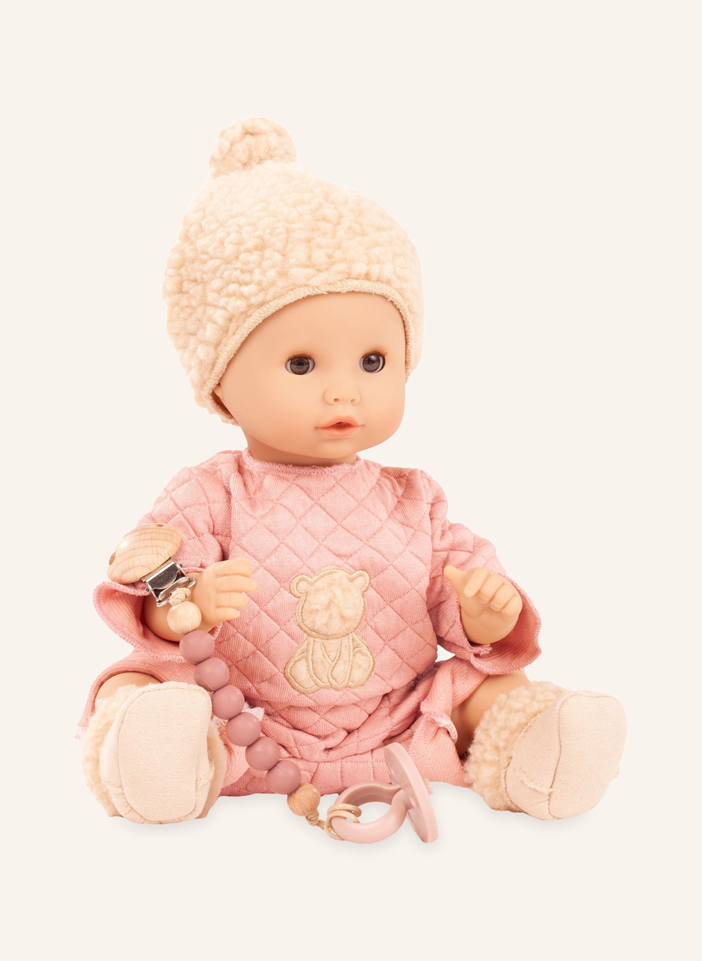 Götz Babypuppe SLEEPY AQUINI Bärig