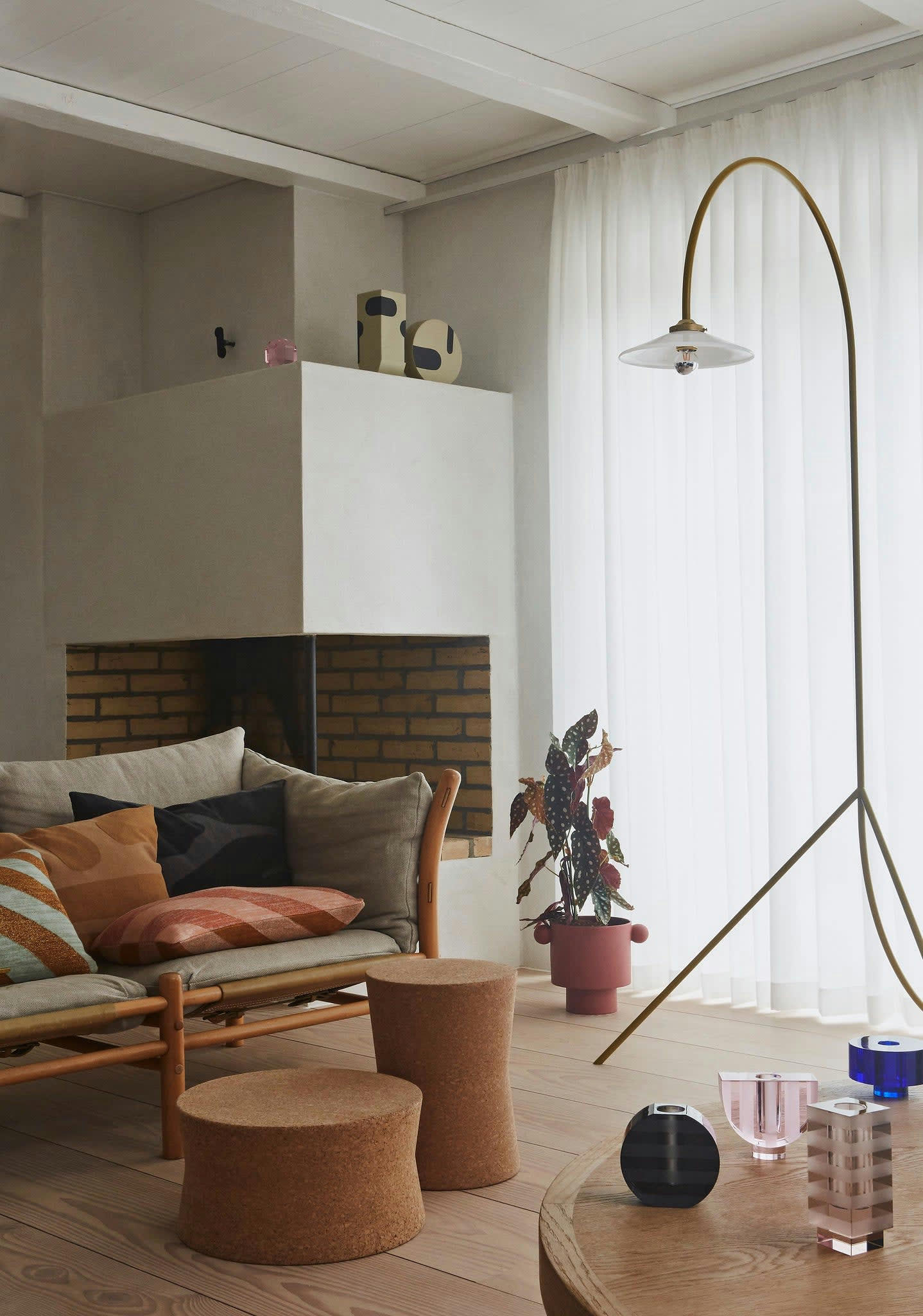 INKA KANA - Pot rouge grès Ø30xH23cm