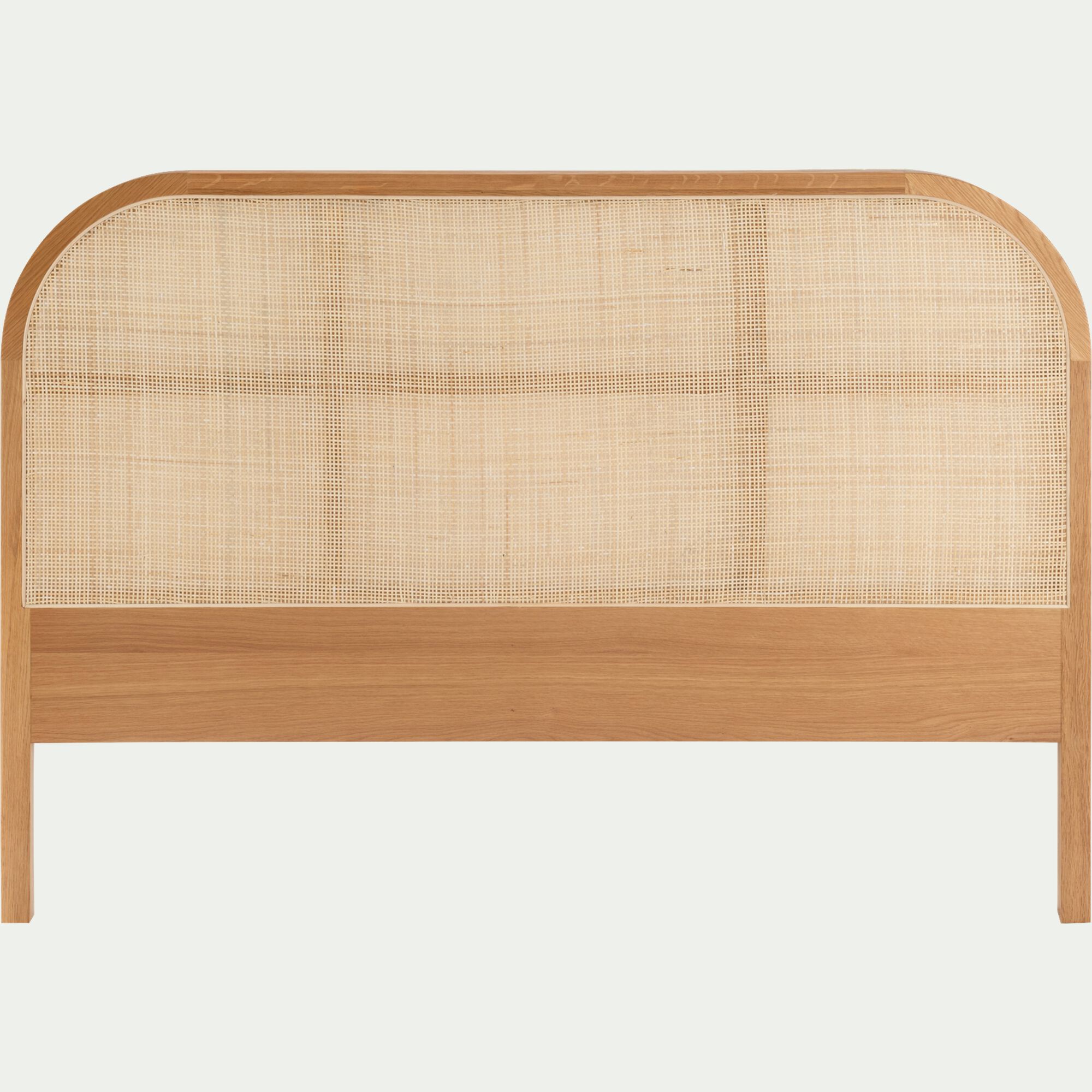 CALLISTA - Tête de lit avec cannage L145cm - bois clair