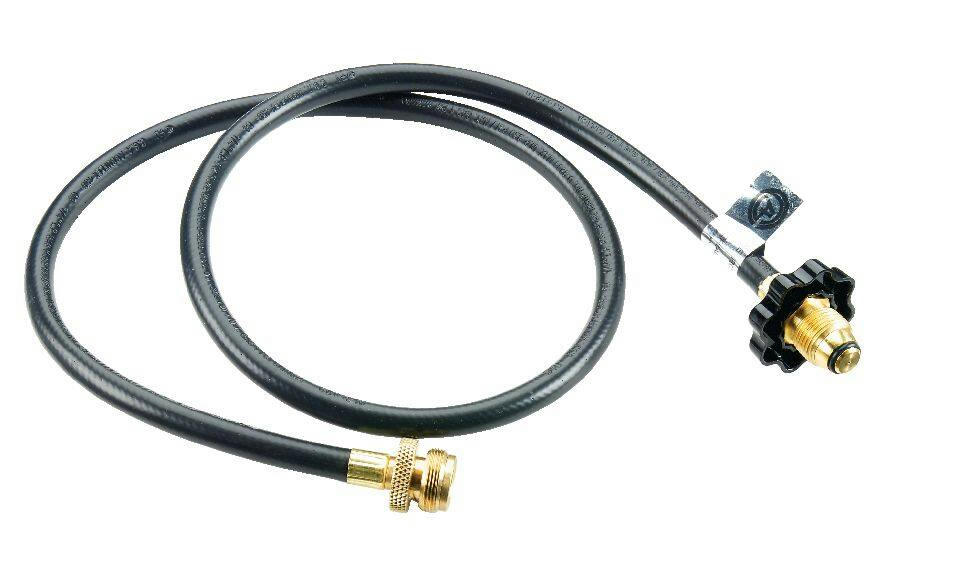 Universal Fit Propane BBQ Hose & Adapter, 4-ft