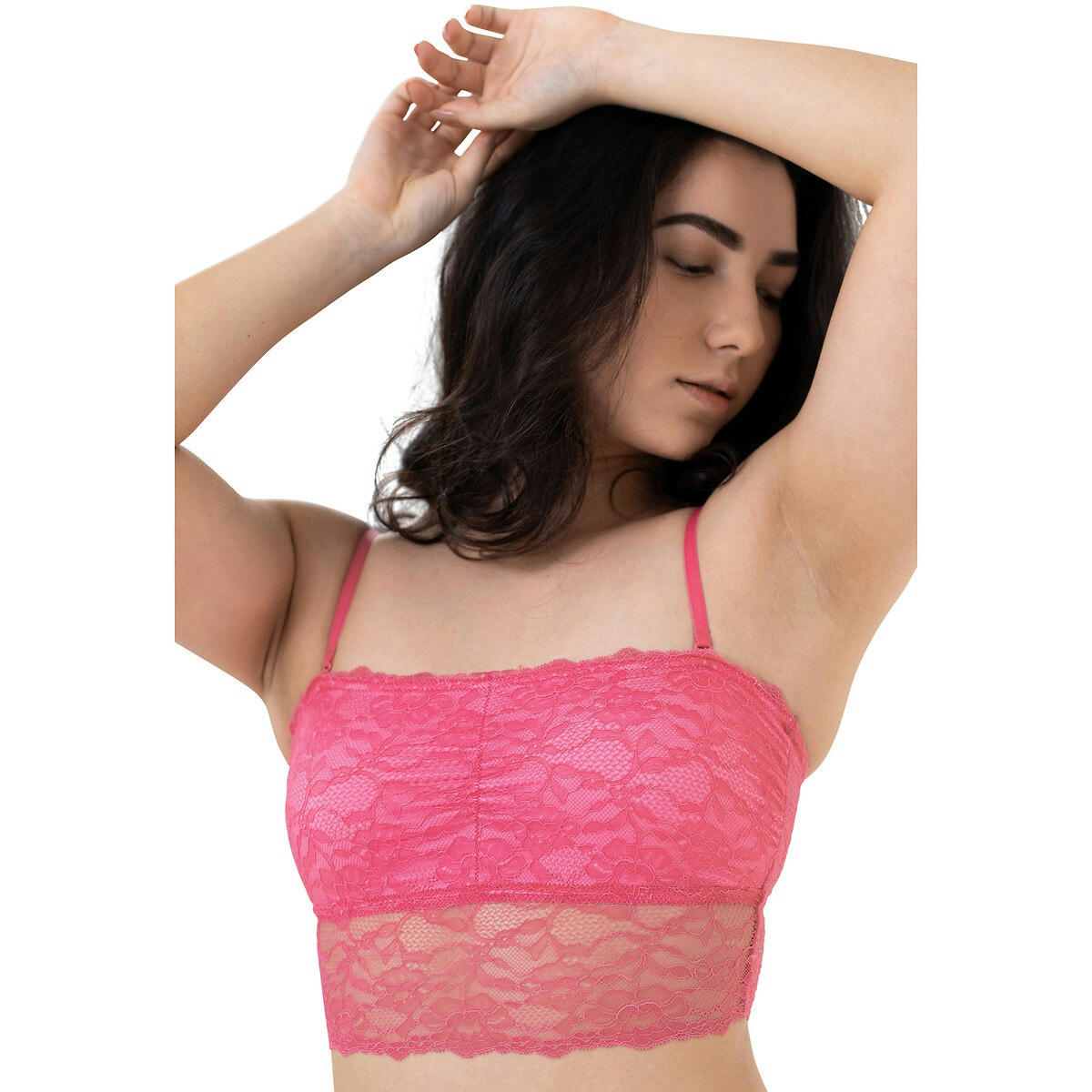 Soutien-gorge bandeau en dentelle Abelia