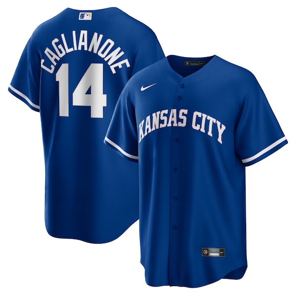 Jac Caglianone Kansas City Royals Nike Alternate Replica Jersey - Royal/White