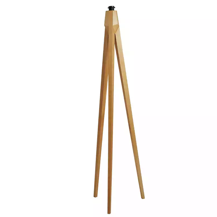 Habitat Tripod Wooden Floor Lamp Base Only - Ash