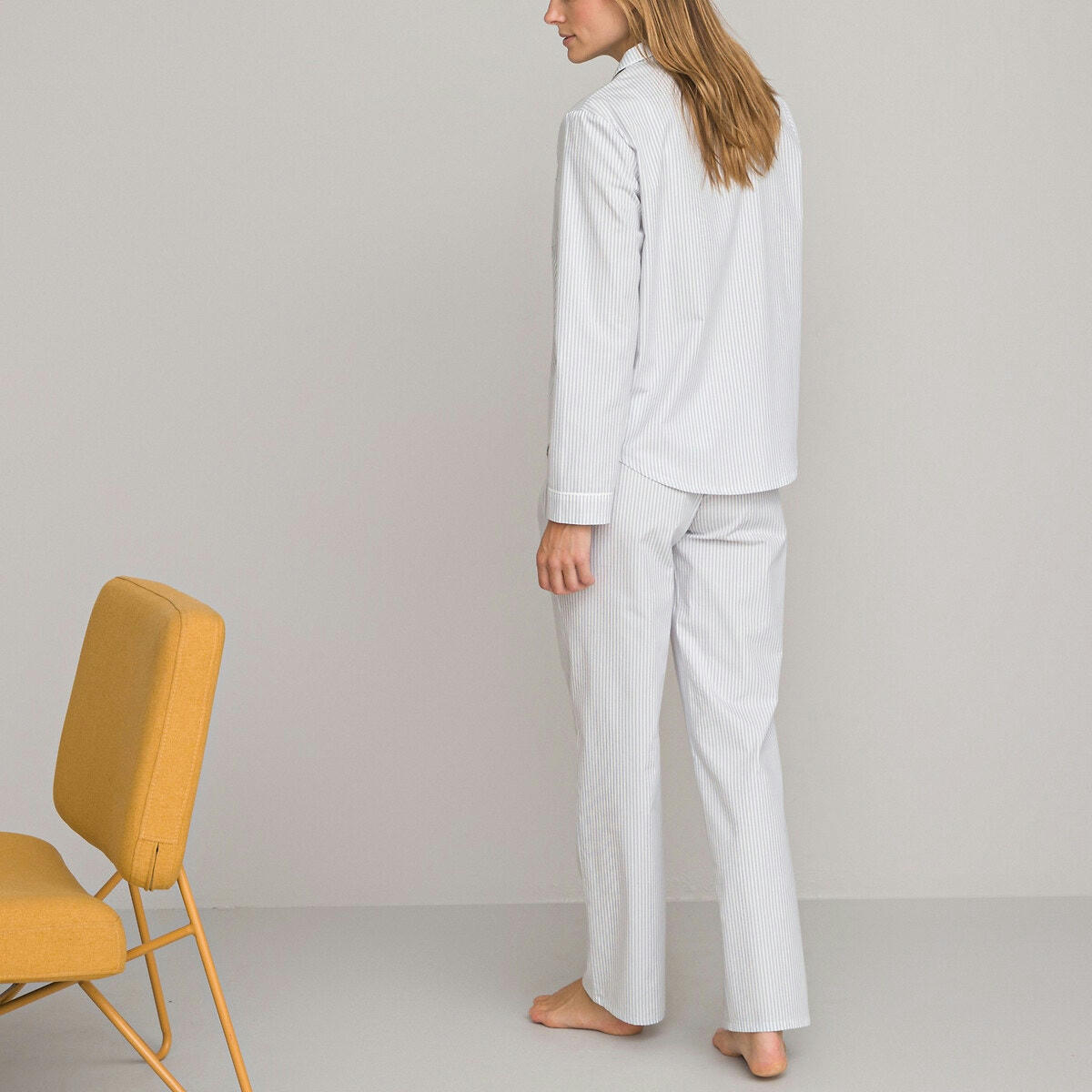 Pyjama forme grand-père rayé