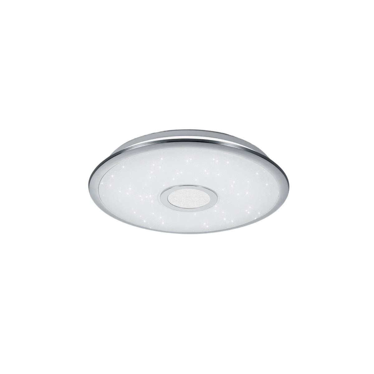Plafon OSAKAokrągły srebrno-biały LED 1x30W 42cm 3100lm IP20 Trio