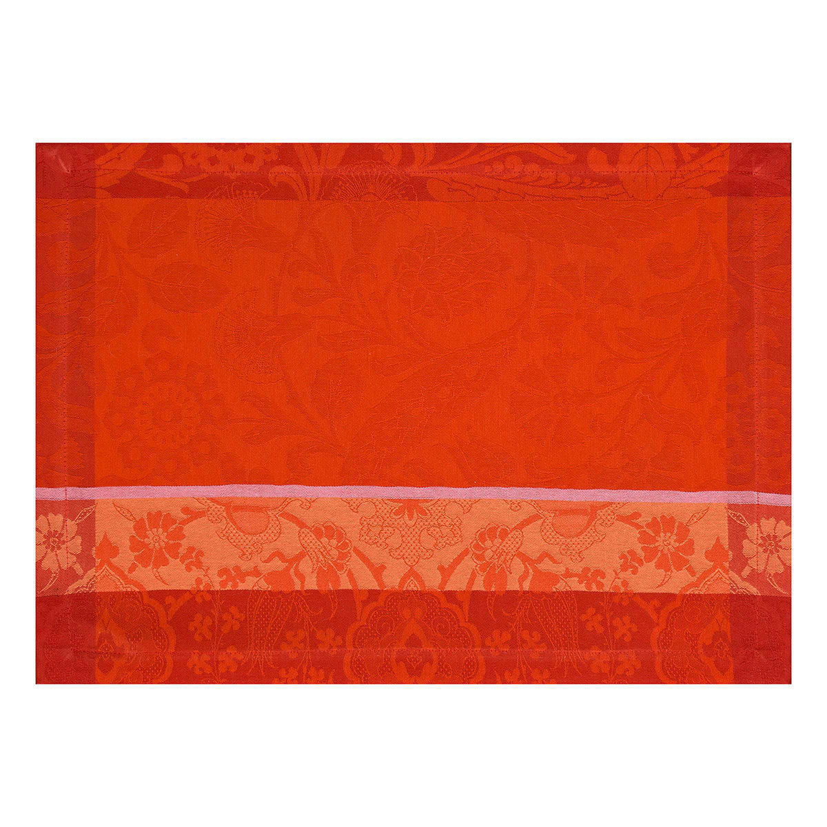 VOYAGE ICONIQUE - Set de table en coton coquelicot 50 x 36