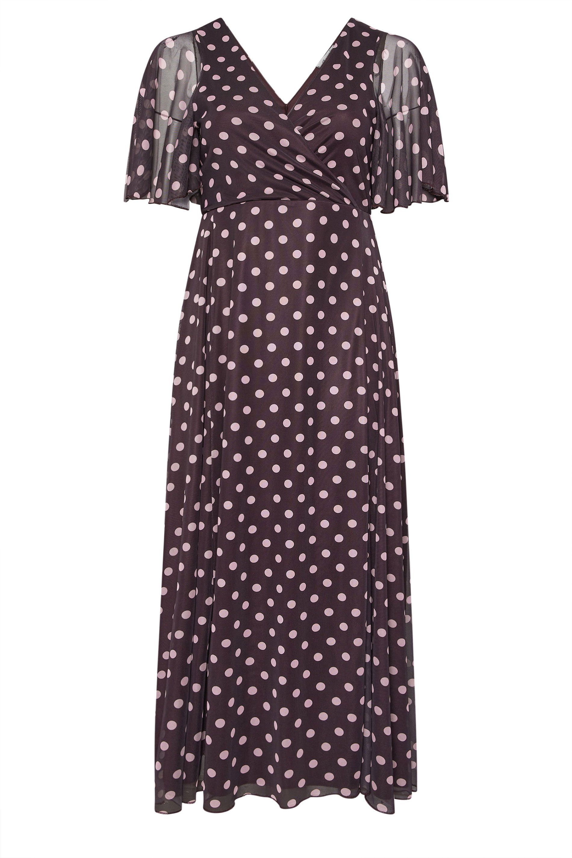 Yours Polka Dot Wrap Dress