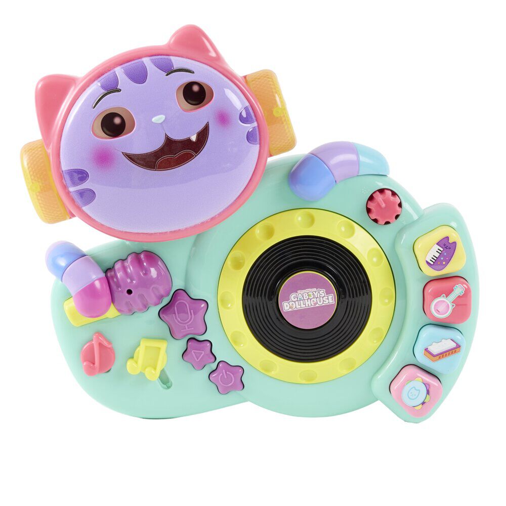 Jeu platine DJ enfant Gabby La Maison Magique son et lumière violet 29x7,5xH27cm