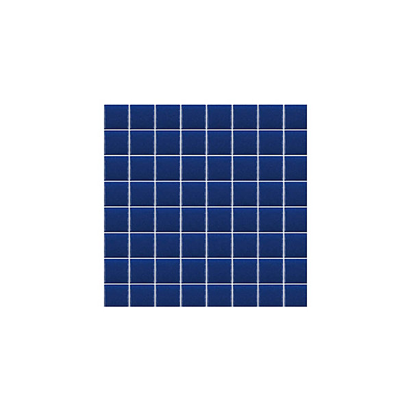 Mosaïque Pâte de verre UNICOLOR PISCINE CARRé couleur : As&oacute;n Anti-dérapant Classe 3 boite de 1.54 m2
