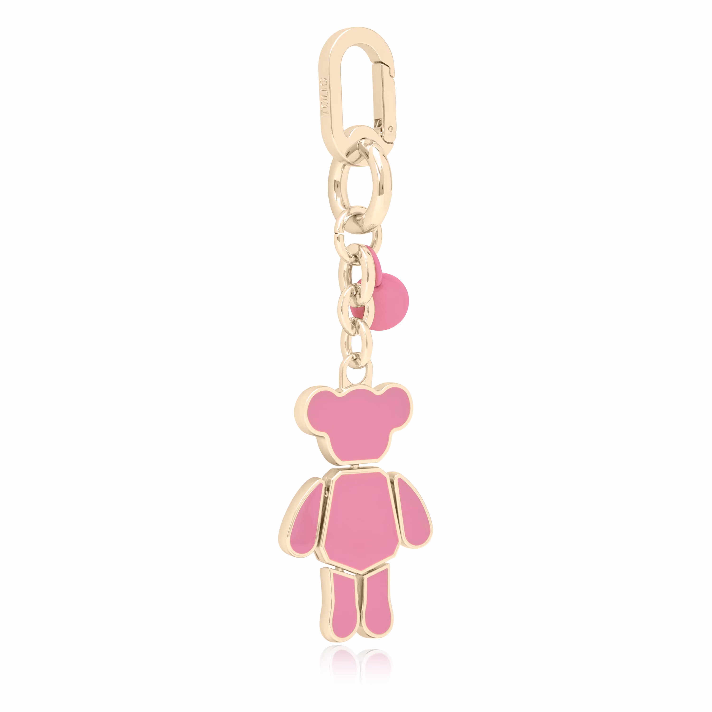 Llavero rosa dorado TOUS Puppet Bear
