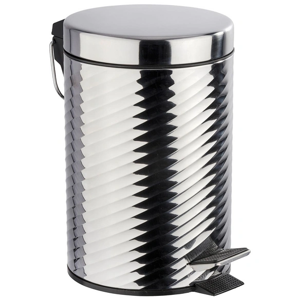 Treteimer »Spiro«, Höhe: 26 cm, silberfarben