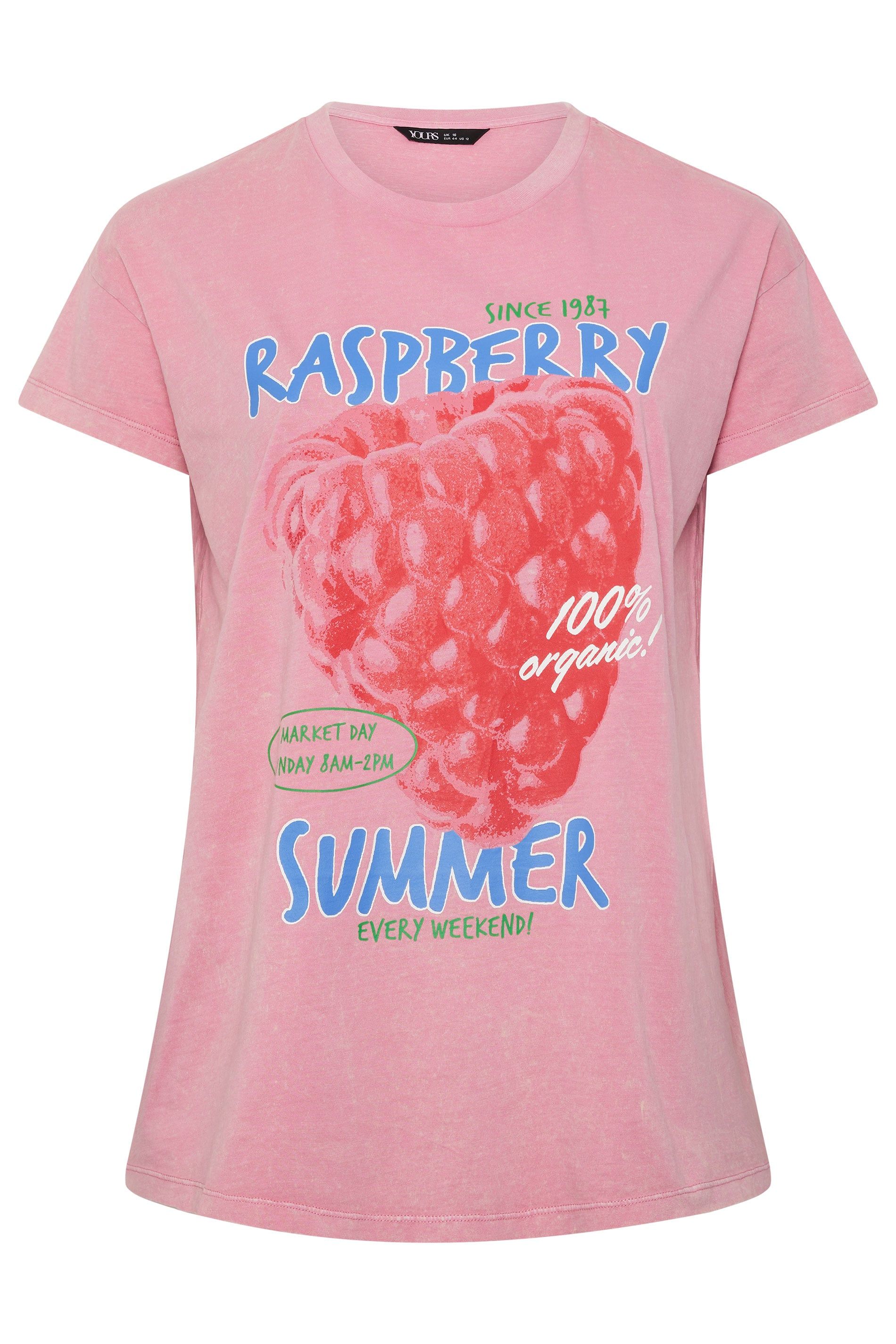 Yours Acid Wash Graphic T-Shirt