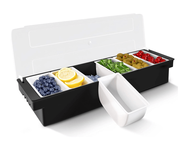 Arrosto Pizza Condiment Tray 6 Bowls