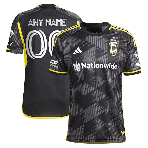 Columbus Crew adidas 2024 VeloCITY Kit  Authentic Custom Jersey - Black