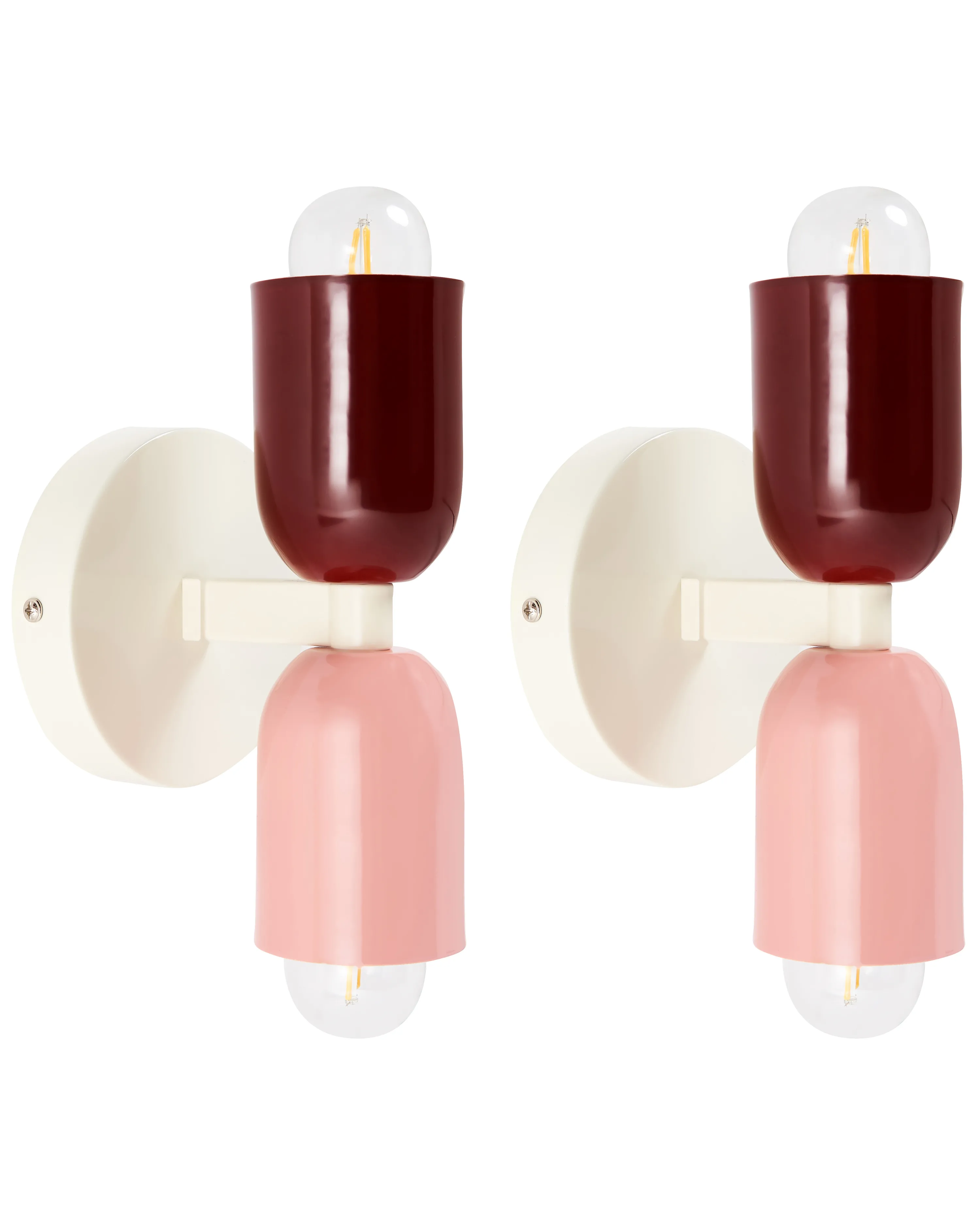 Set of 2 Wall Lamps TOPI Metal Multicolour