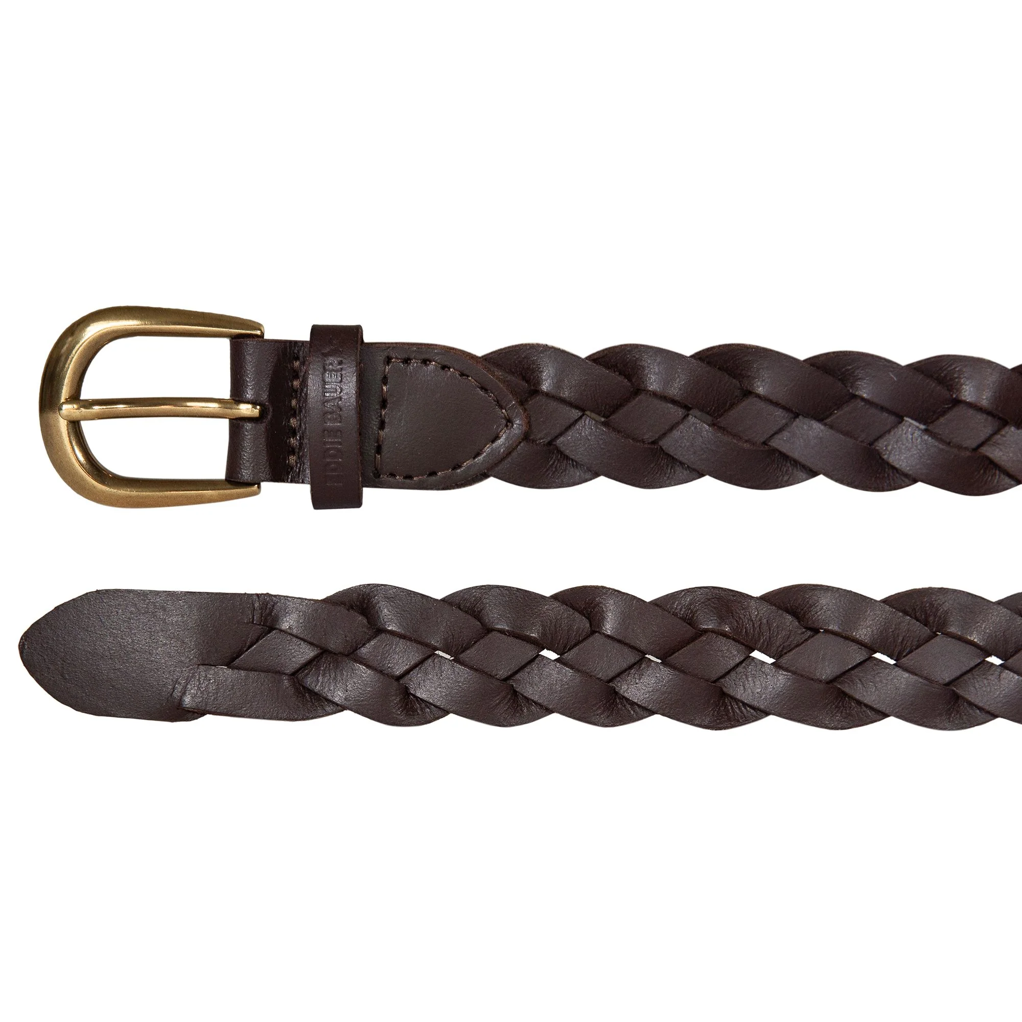 Women's Thin Braided Leather Belt