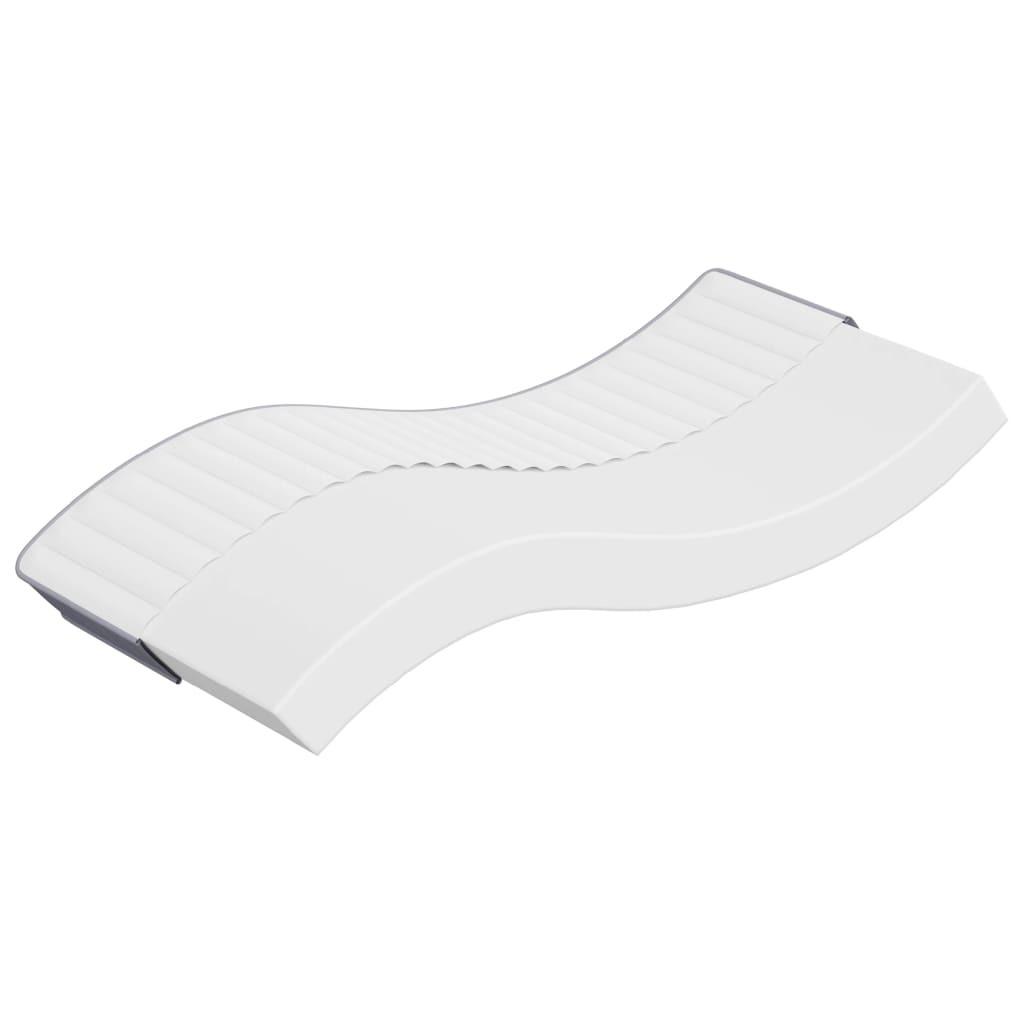 Materac piankowy Biały 70 x 200 cm Pianka vidaXL