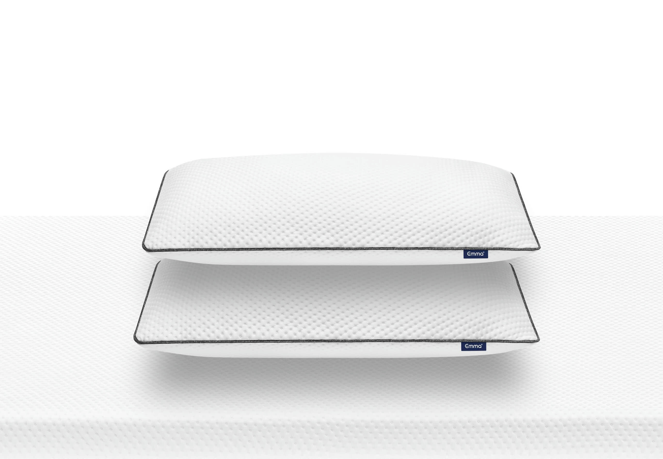 EMMA OREILLER ORIGINAL - Lot de 2 Oreillers à mémoire de forme 70x40 cm Hauteur Personnalisable