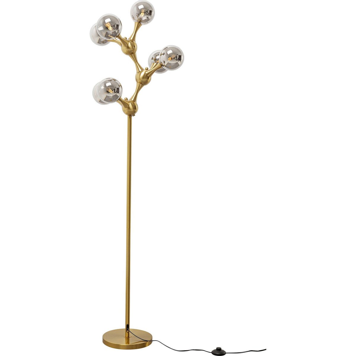 Kare Design Vloerlamp Atomic Balls 174cm goud