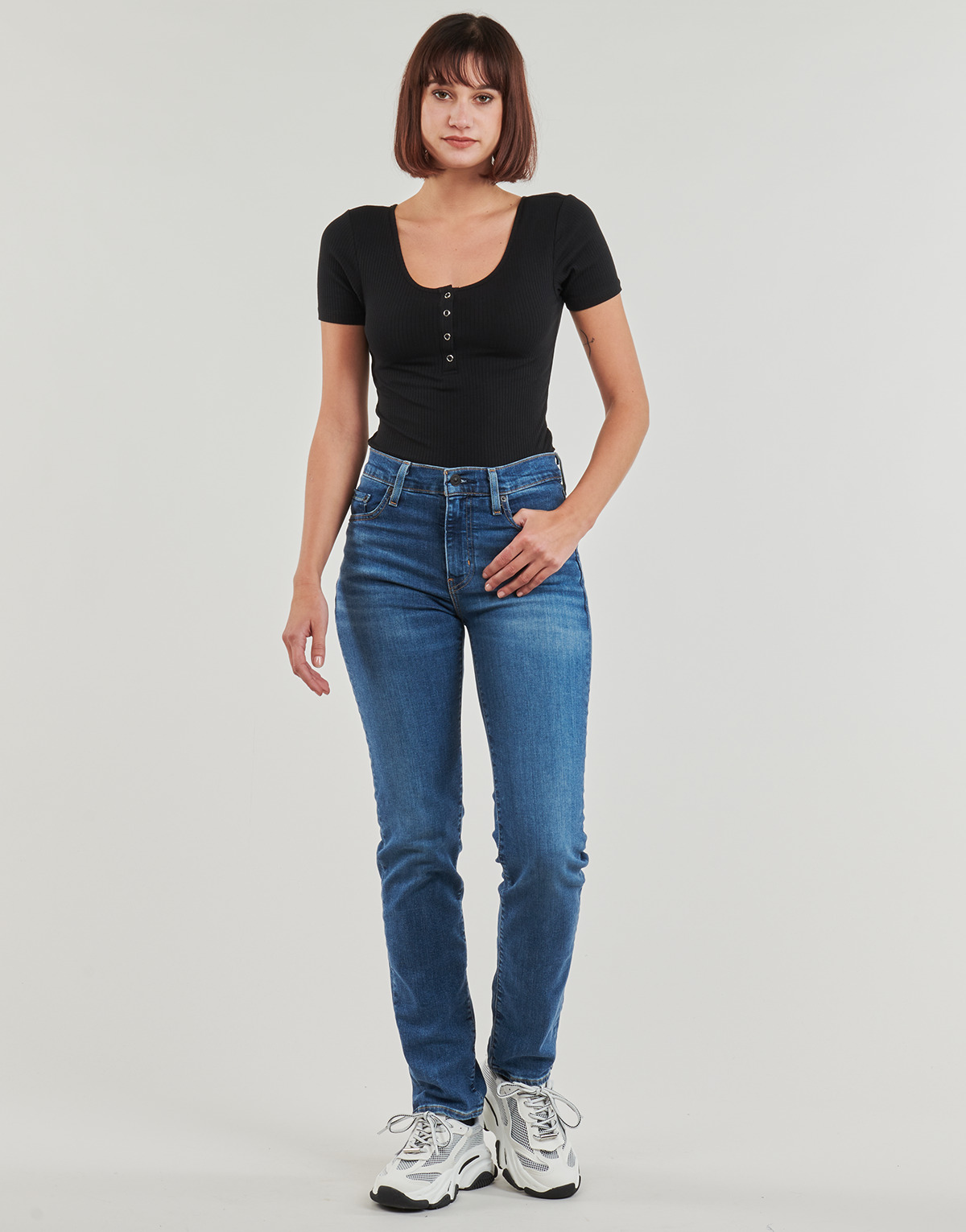Levi's - 724 HIGH RISE STRAIGHT - Blue