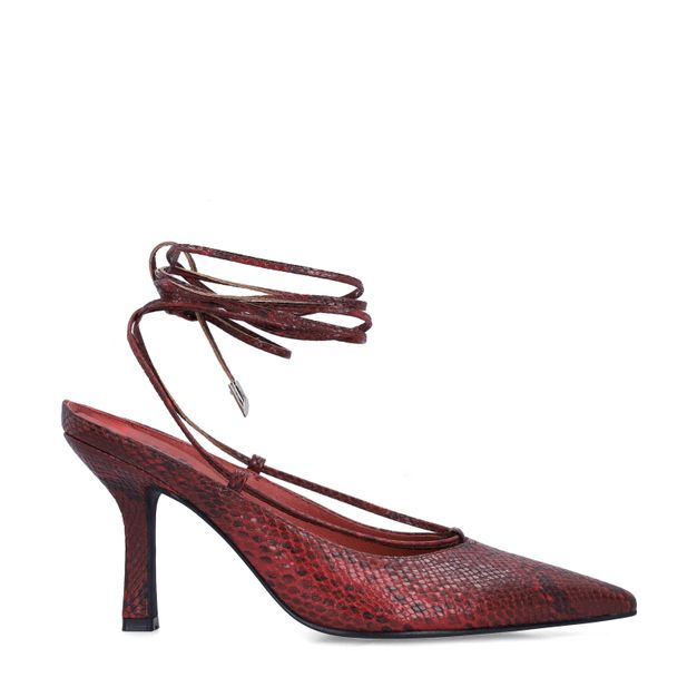 Rode snake pumps