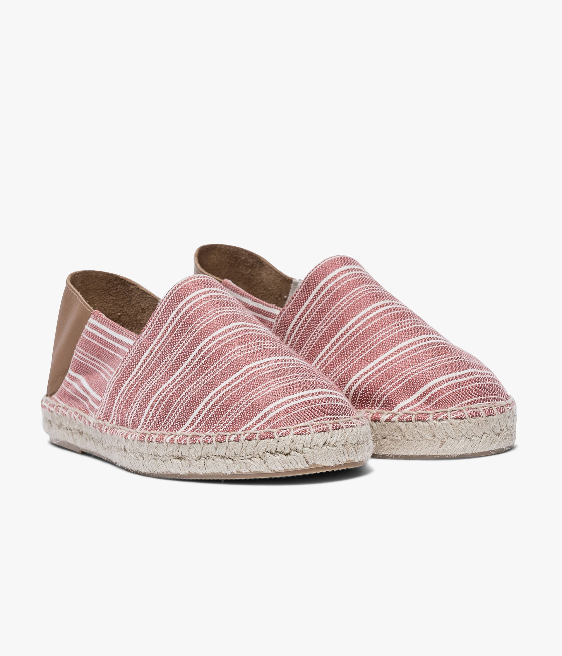 Espadrille Jim rouge et blanc