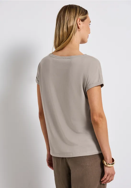 Basic Shirt mit Print