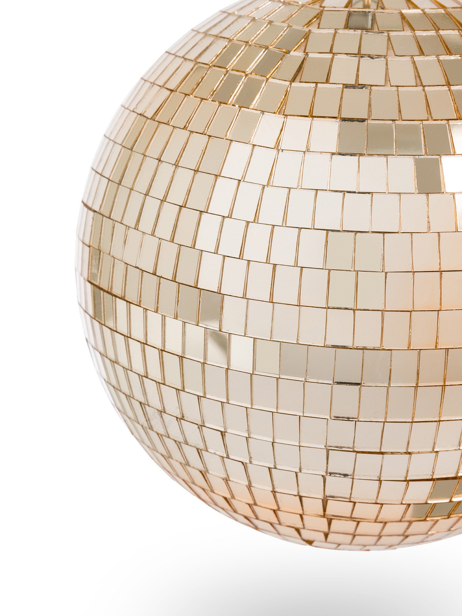 Pallina con dettaglio specchio in plastica