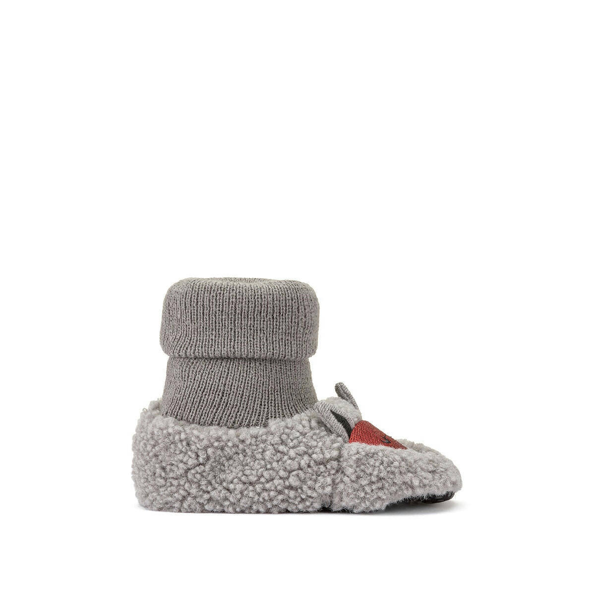 Chaussons chauds renard en polyester recyclé