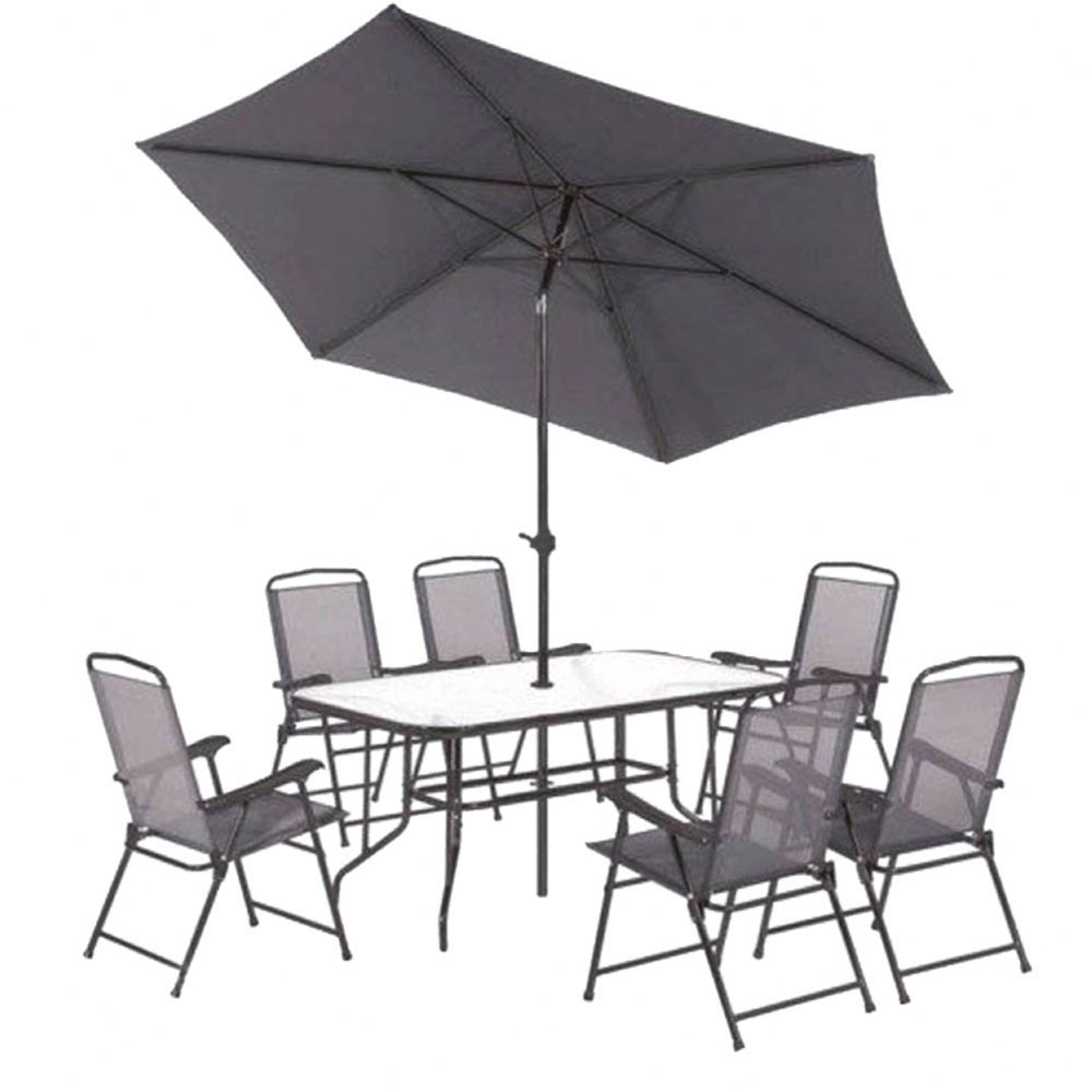Komplet mebli ogrodowych Bordeaux, antracyt PATIO | Dajar